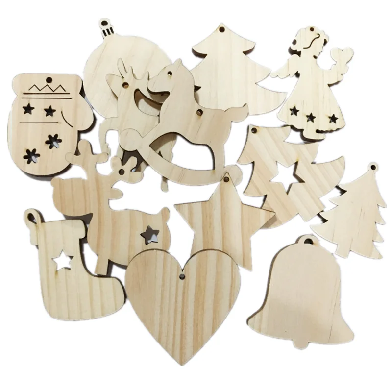 

10 шт., деревянные украшения для фотографий