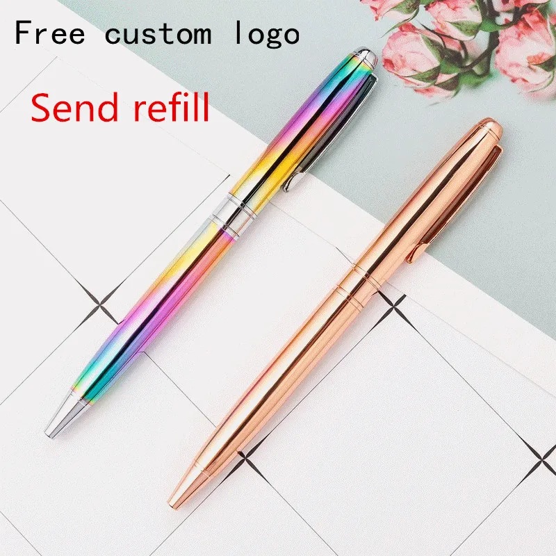 

Creative metal ballpoint pen advertising pen laser custom LOGOname promotional gift pen