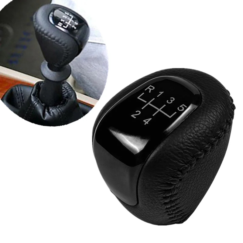 Кожаная экокожа 5 скоростей для Buick Excelle Lacetti Nubira Daewoo 2008-2012 / AVEO POMO 2009-2013 /Fiat |