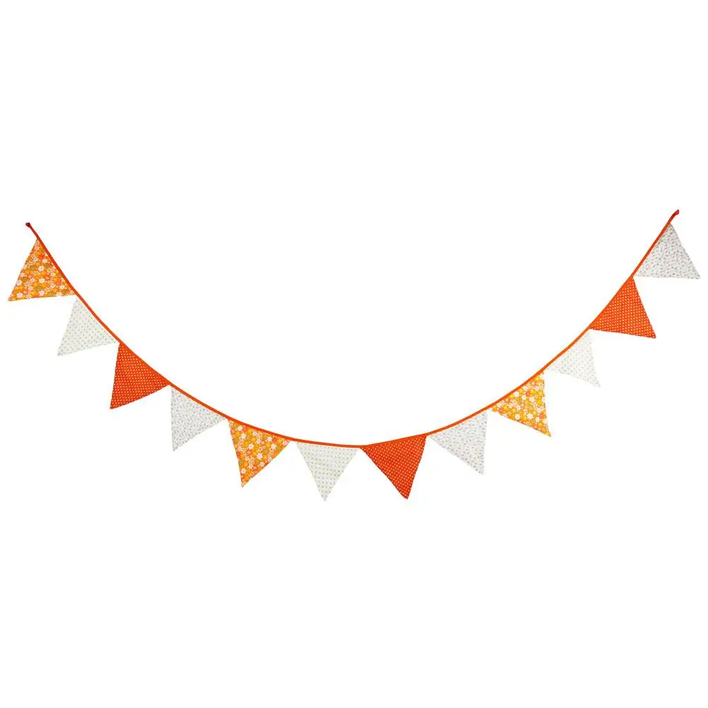 Оранжевый день благодарения хлопок треугольник Вымпел для детского праздника в