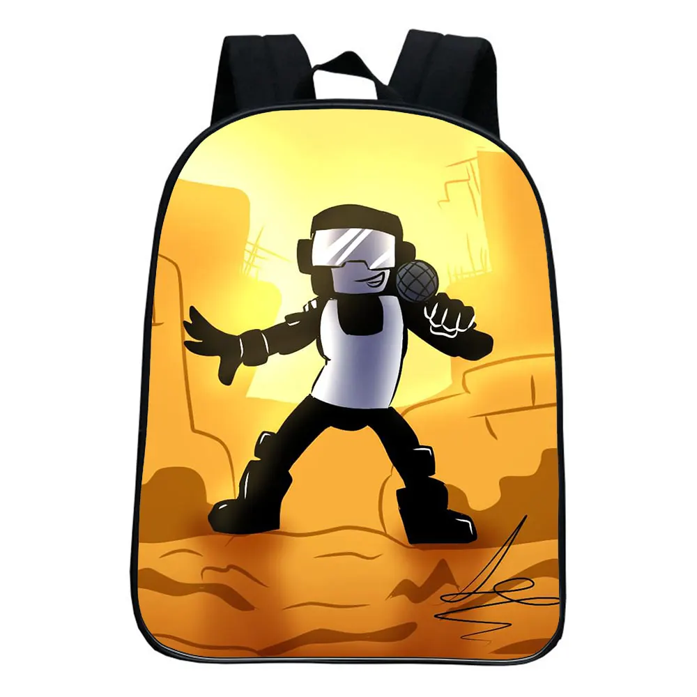 

Friday Night Funkin School Bags Anime Backpack Students Cartoon Rucksack Boys GirlsTeens Unisex Travel Laptop Knapsack