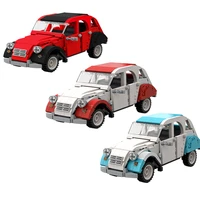 moc new eras citroen 2cv dolly car building blocks kit collection assemble vehicle model idea education toy for children gift