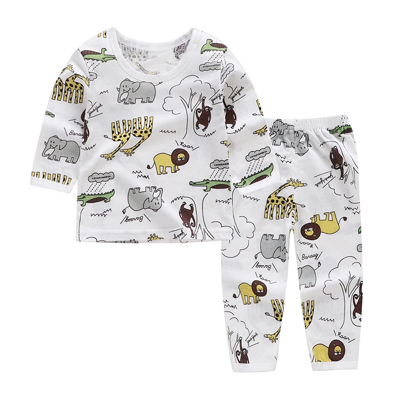 New Sale Autumn&ampWinter Baby Sleepwears Suits Lovely Gilr Pajamas Children Pyjamas Girls Cartoon Pijamas Kids Clothing Set | Детская