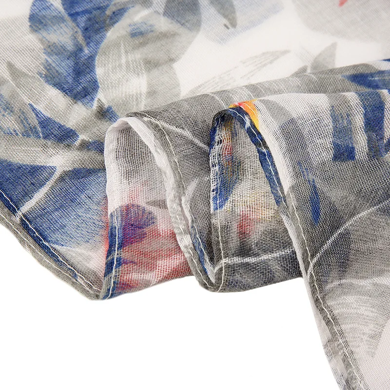 

Ladies Printed Floral Viscose Scarf Hijab Women Flower Pashmina Stole Bandana Voile Femme Muslim New Style 180*90cm