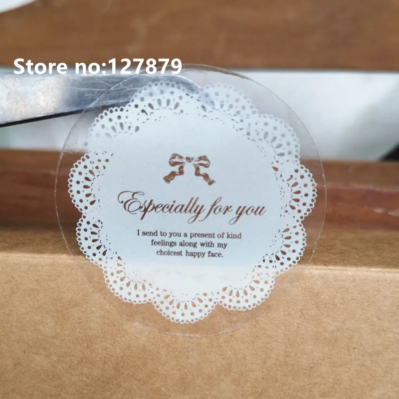 60 шт. прозрачные наклейки с круглыми этикетками диаметр 50 мм | Дом и сад