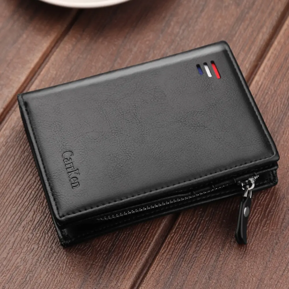 

2020 Vintage Men Leather Luxury Wallet Short Slim Male Purses Money Clip Credit Card Dollar Cow Leather Wallet Mens Card Purse