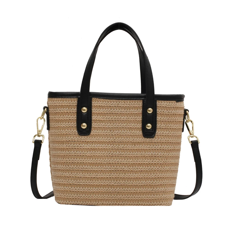 

Women Bag Women Woven Straw Bags Vintage Crossbody Shoulder Bags For Women 2021 Hit Summer Small Handbags Straw Beach Handbags