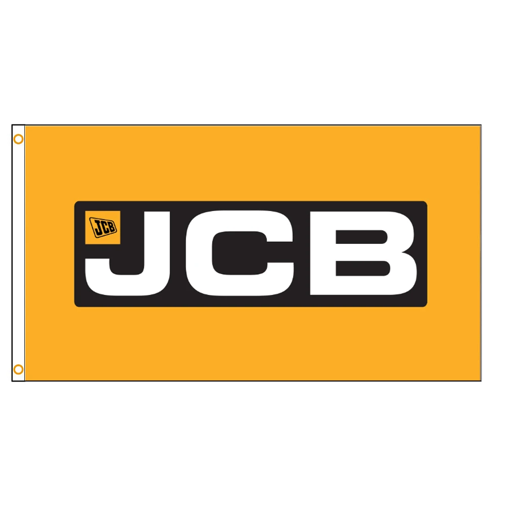 Флаг британского трактора UK JCB 90x150 см|Флаги баннеры и аксессуары| |