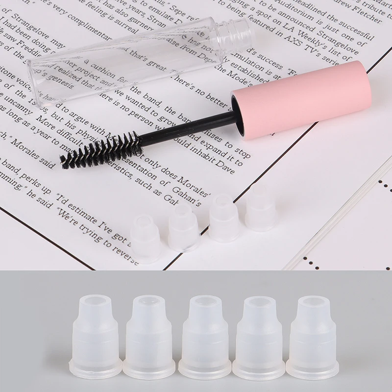 5Pcs Fashion 10ml Empty Eyelashes Tube With Pink Cap For Oil DIY Mascara Container Set Vials Bottle Tool | Красота и здоровье