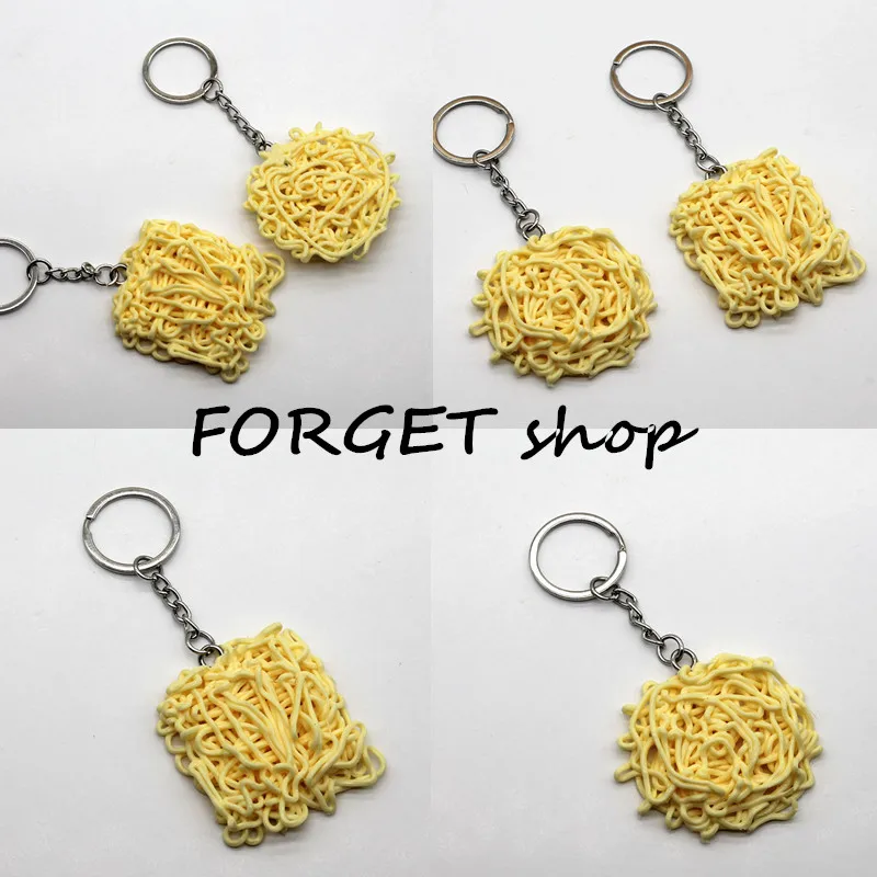 

Personality Simulation Instant Noodle Keychain Pendant Handmade Mini Crisp Noodles Airpods Bag Pendant Gift Keyring Cute Gift