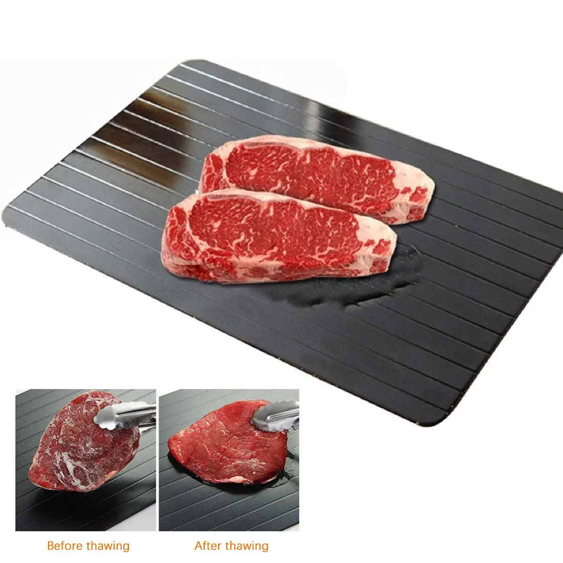 

1PCS Fast Defrosting Tray Thaw Food Meat Fruit Quick Defrosting Plate Board Kitchen Gadget Tool Hot Sold