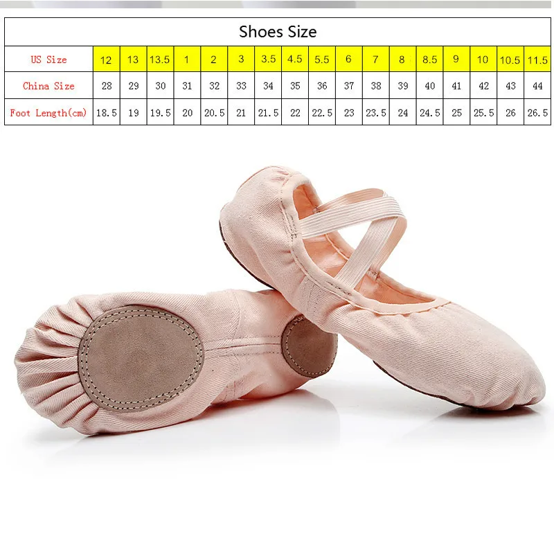 Танцевальная обувь из эластичной ткани балетные туфли для взрослых и девушек