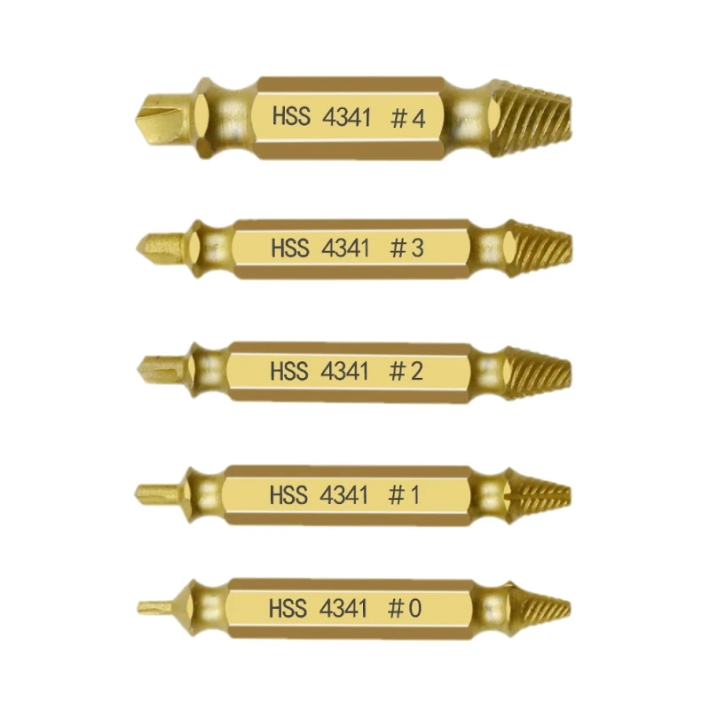 Набор сверл для извлечения поврежденных винтов комплект направляющих быстрого и