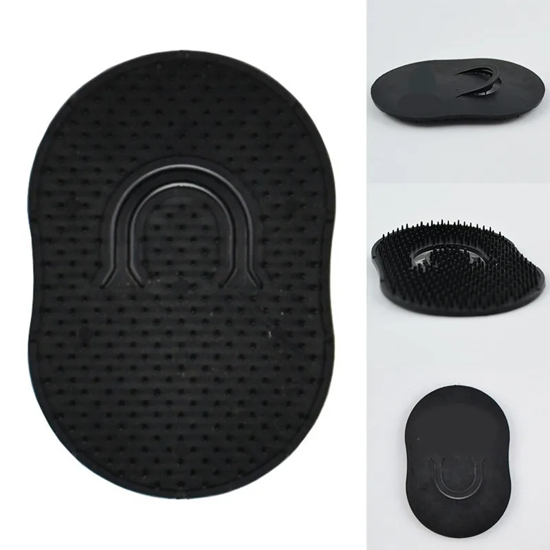 

Black Plastic Fingers Black Small Round Comb Pro Salon Barber Hairdressing Shampoo Brush Reduce Hair Loss Hair Care Tool