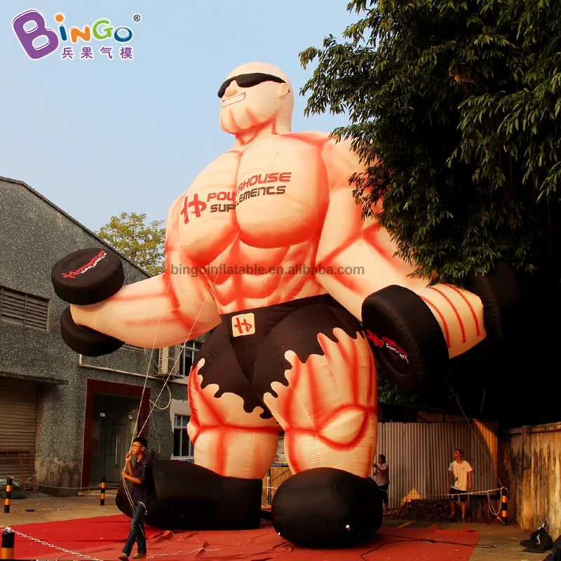 

Customized 10m tall giant inflatable muscle man / advertising inflatable muscle man / muscle man inflatable toys