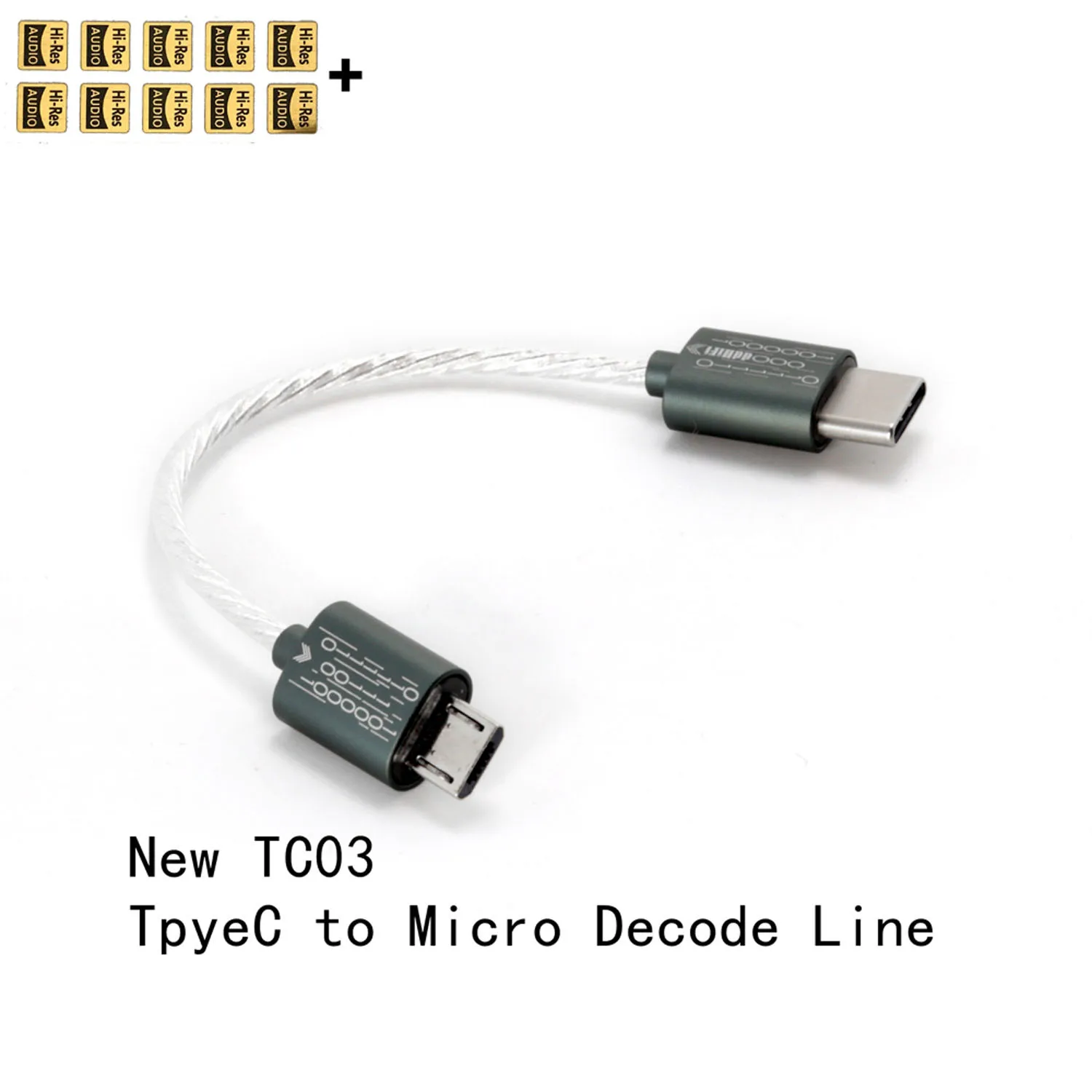 Обновленная линия декодирования ddHiFi TC03 с разъемом Type-C на Micro USB для