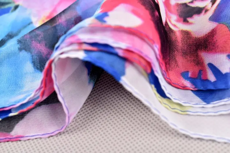 2020 200 см большой размер искусственная бабочка Шелковый квадратный хиджаб