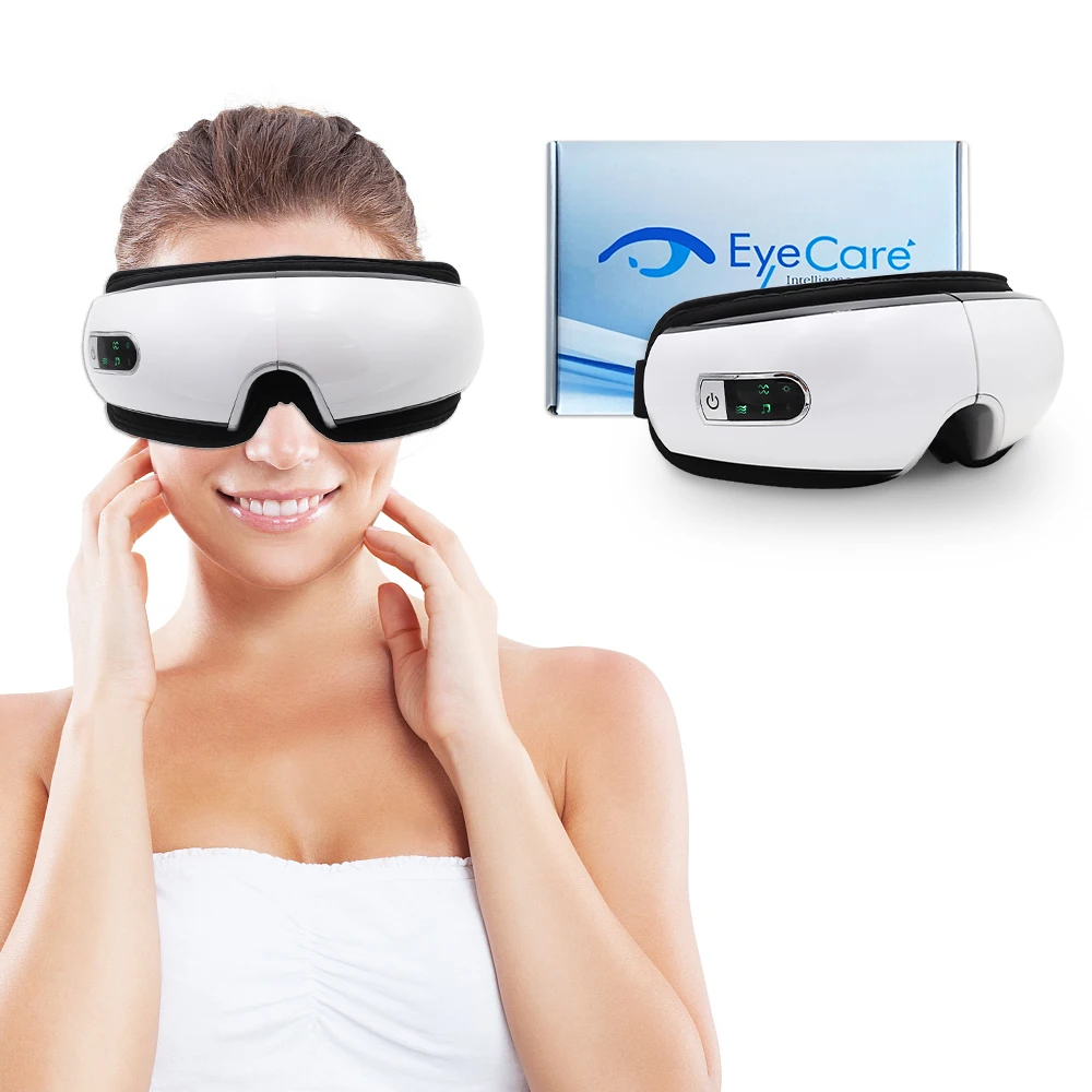 

4D Smart Eye Massager Heating Masseur Oculaire Des Yeux Eye Mask Care Vibration Air Pressure Eye Massage Eye Beauty Devices