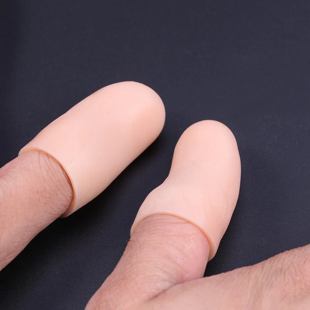 

10pcs Toe Protective Sleeves Silica Toe Sleeves Sports Finger Separator Sleeves for Pain relief(Skin Color)