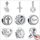 Новый Будильник из стерлингового серебра 925 пробы с надписью 