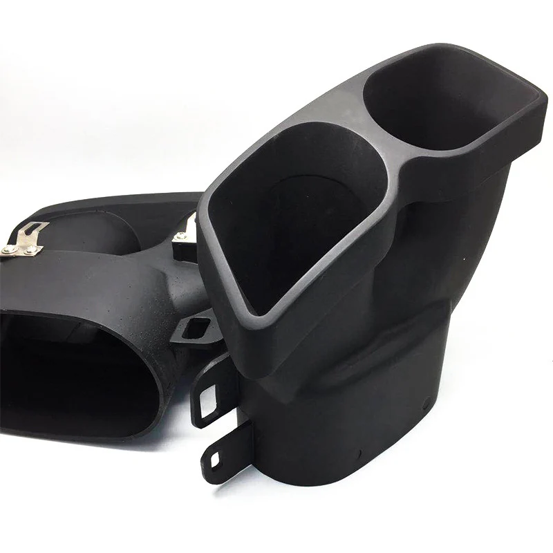 1 пара наконечников для выхлопной трубы серые наконечники из нержавеющей стали 304