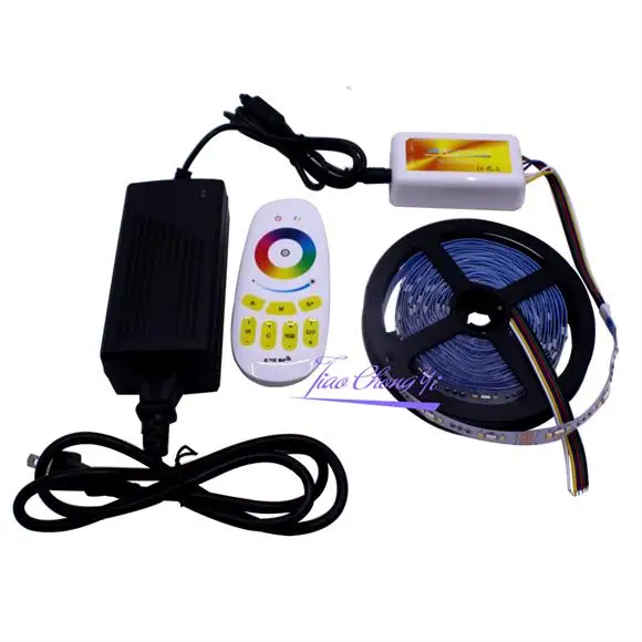 5M LED strip kit 5 м RGBCCT 90led/M светодиодная лента 5050 RGB+ 2835 белый/теплый белый+ 2,4G RF RGBWC контроллер+ 12 В 6A мощность - Испускаемый цвет: 5M LED strip kit