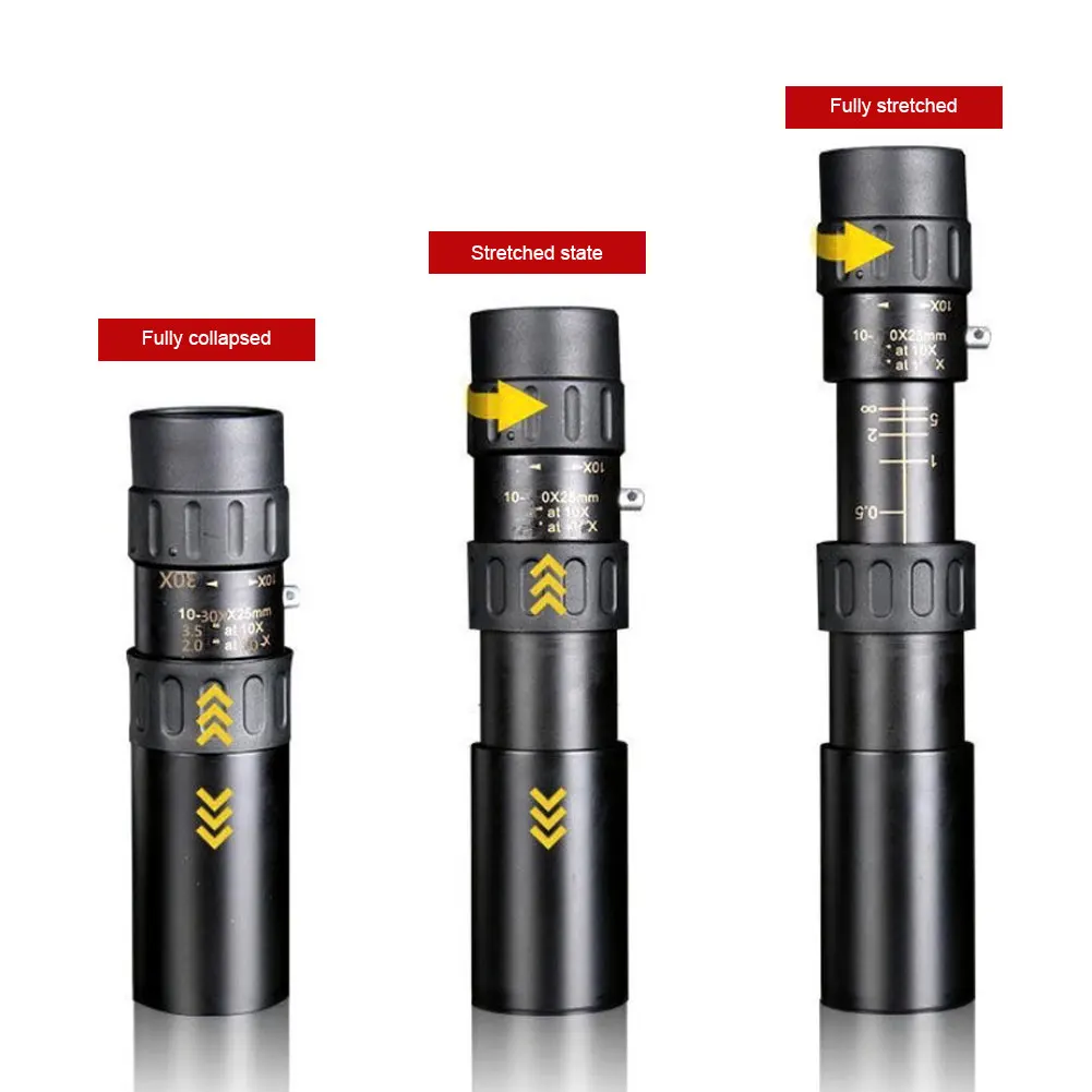 Монокулярный телескоп 3000 м Портативный монокулярный пиратский Spyglas с супер зумом