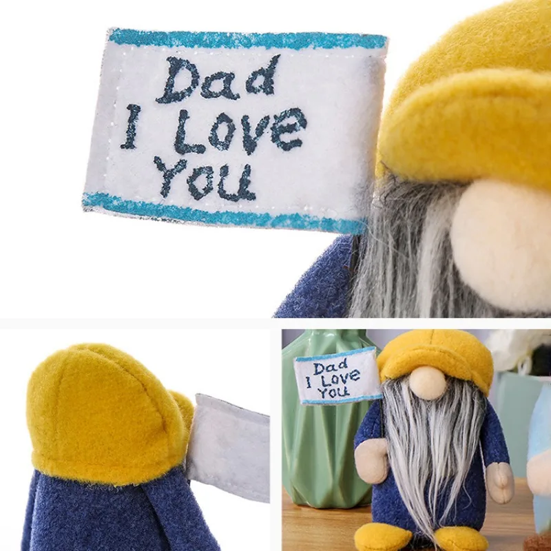 

Has the quality of Father's Day Doll Tabletop Decorations Cute Faceless Doll Elf Doll Decoration Holiday Gift,Faceless Doll Elf