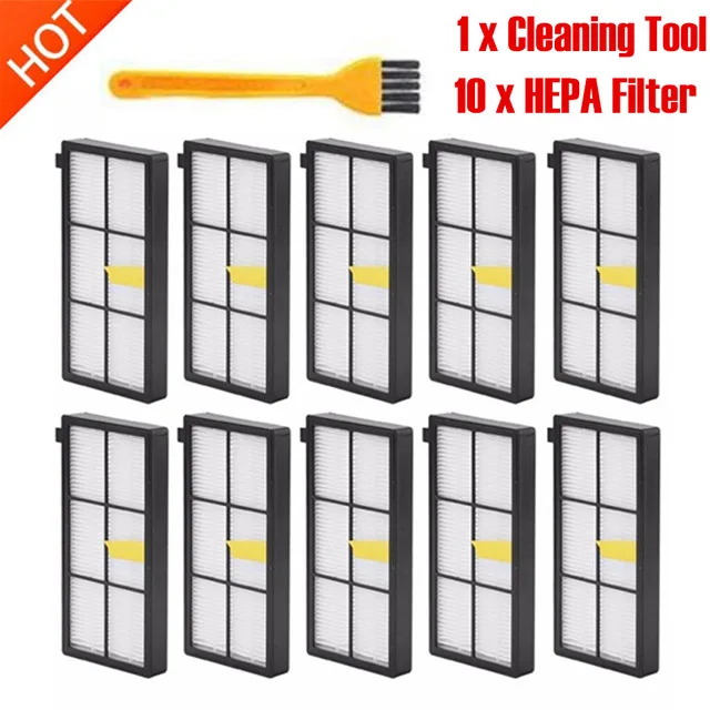 iR800-20 HEPA Filters Brushes Replacement Parts Kit For iRobot Roomba 980 990 900 896 886 870 865 866 800 vacuum Cleaner Accessories Kit - Цвет: iR800-20