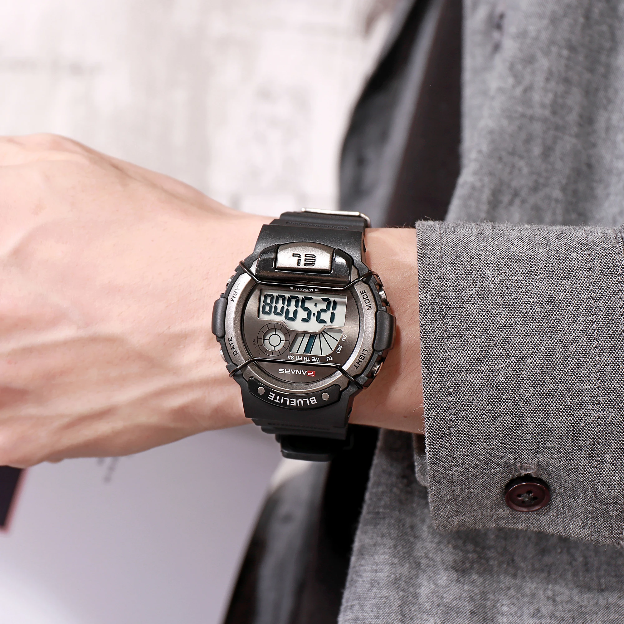 

Watches Mens Luxury Waterproof Sports Digital Watches For Men LED Alarm Military Electronic Clock Student Watch Boy Reloj Hombre