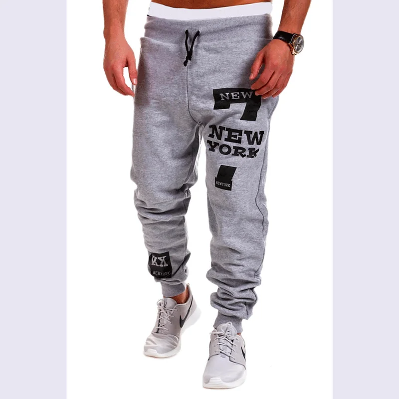 

2020 Black Sweatpants Joggers Skinny Pants Men Trousers Fitness Workout Polyester Track Pants Autumn Winter Sportswear