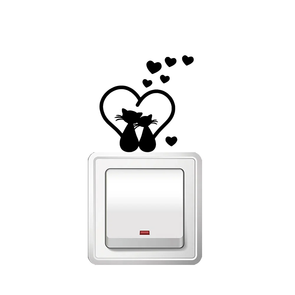 

Красивая кошка, наклейка на стену, наклейка, домашний декор для детской комнаты, украшение на стену, роспись, Прямая поставка