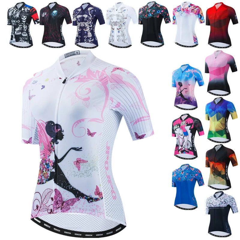 

Футболка Weimostar женская летняя для езды на велосипеде, профессиональная одежда для езды на велосипеде, Джерси для езды на горном велосипеде