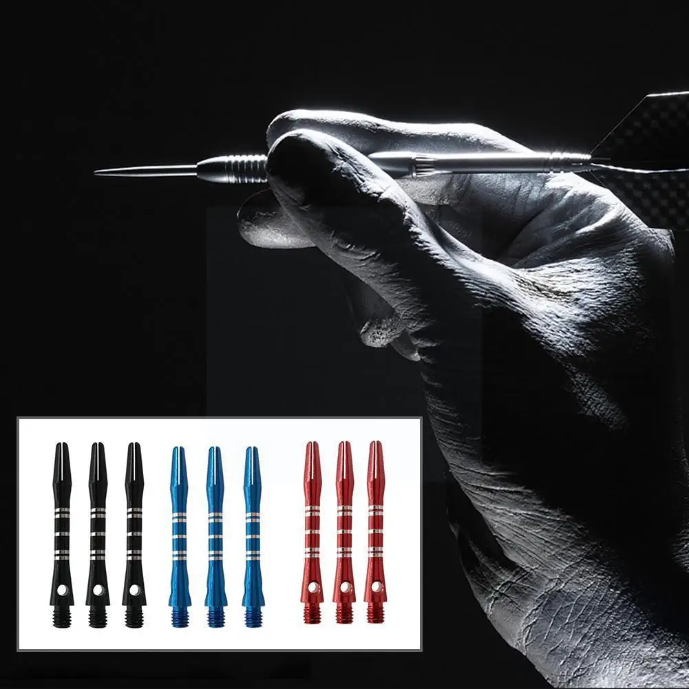 

3pcs Universal Aluminium Alloy Dart Shafts 35mm Aluminum Stem Indoor Outdoor Shafts Accessories Rod Game Darts J8h5
