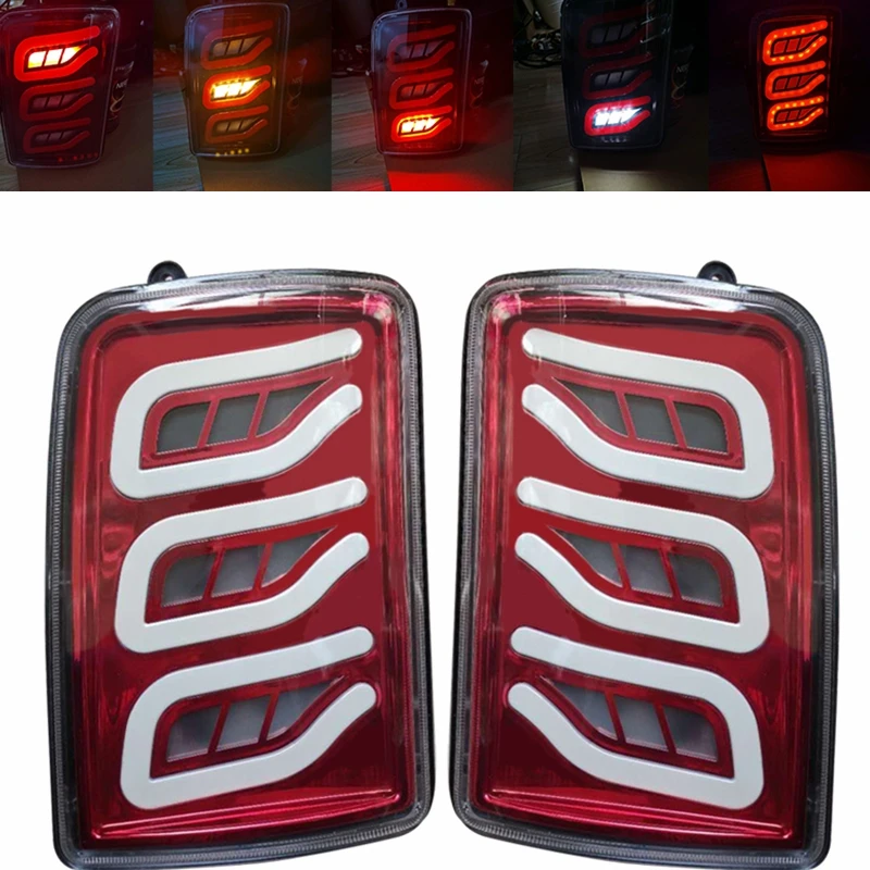 Car Left right Rear Tail Light with running turn signal Auto Relay LED Lamps Assemblies Pair For Lada Niva 4X4 1995+ | Автомобили и