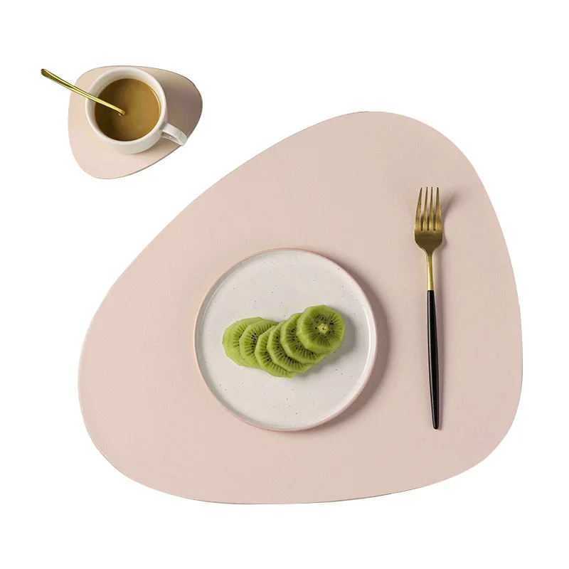 Кожаные Салфетки водонепроницаемые маслостойкие термостойкие подставки для