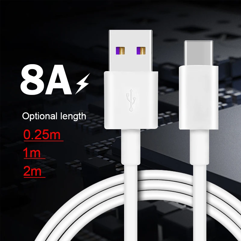 Быстрое зарядное устройство кабель type C для XIAOMI HUAWEI USB зарядки данных 1 м 2 оптовая