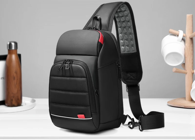 Новинка, Мужская нагрудная сумка EURCOOL для 9," iPad, зарядка через usb, короткие дорожные сумки-мессенджеры, водоотталкивающая сумка через плечо n1901