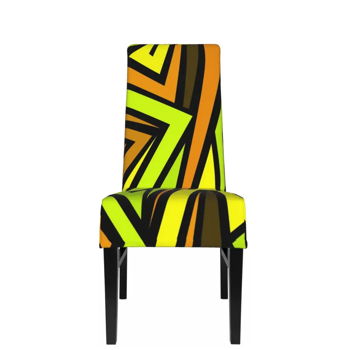 Новинка чехлы на стулья Декоративные Чехлы из полиэстера для столовой съемные