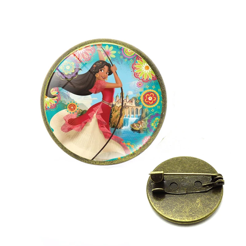Латинская принцесса Елена Броши Elena of Avalor Cartoonpins девушки платье аксессуары День