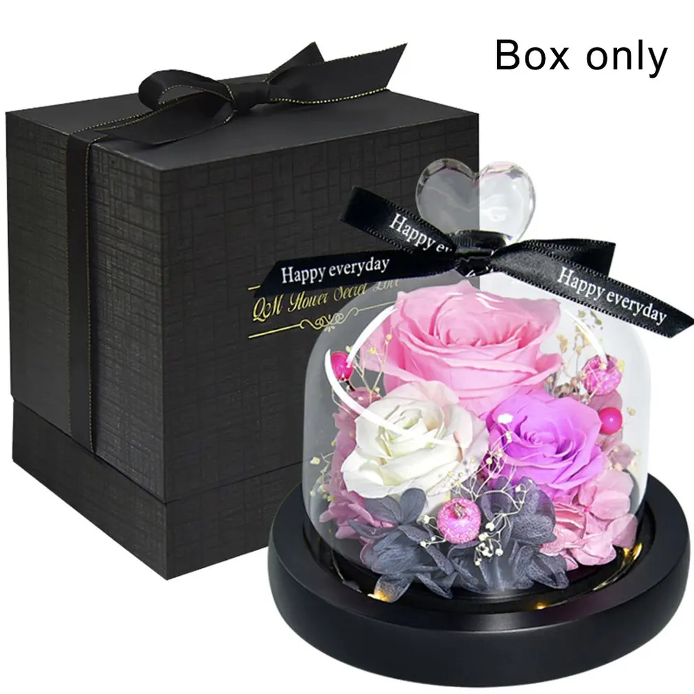 Стеклянная крышка вечный цветок подарок символ здоровья и долговечности