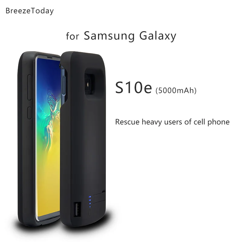Зарядный чехол для Samsung Galaxy S10e 5000 мАч|Чехлы с аккумулятором| |