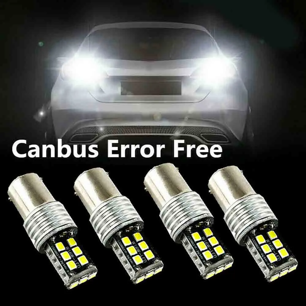 

High Power Light Turn Signal 1156 150 15 SMD 4X BAU15S Brake Tail Light