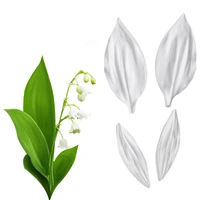 lily of the valley petals silicone mould fondant cakes decorating mold sugarcraft chocolate baking tools for cake gumpaste form