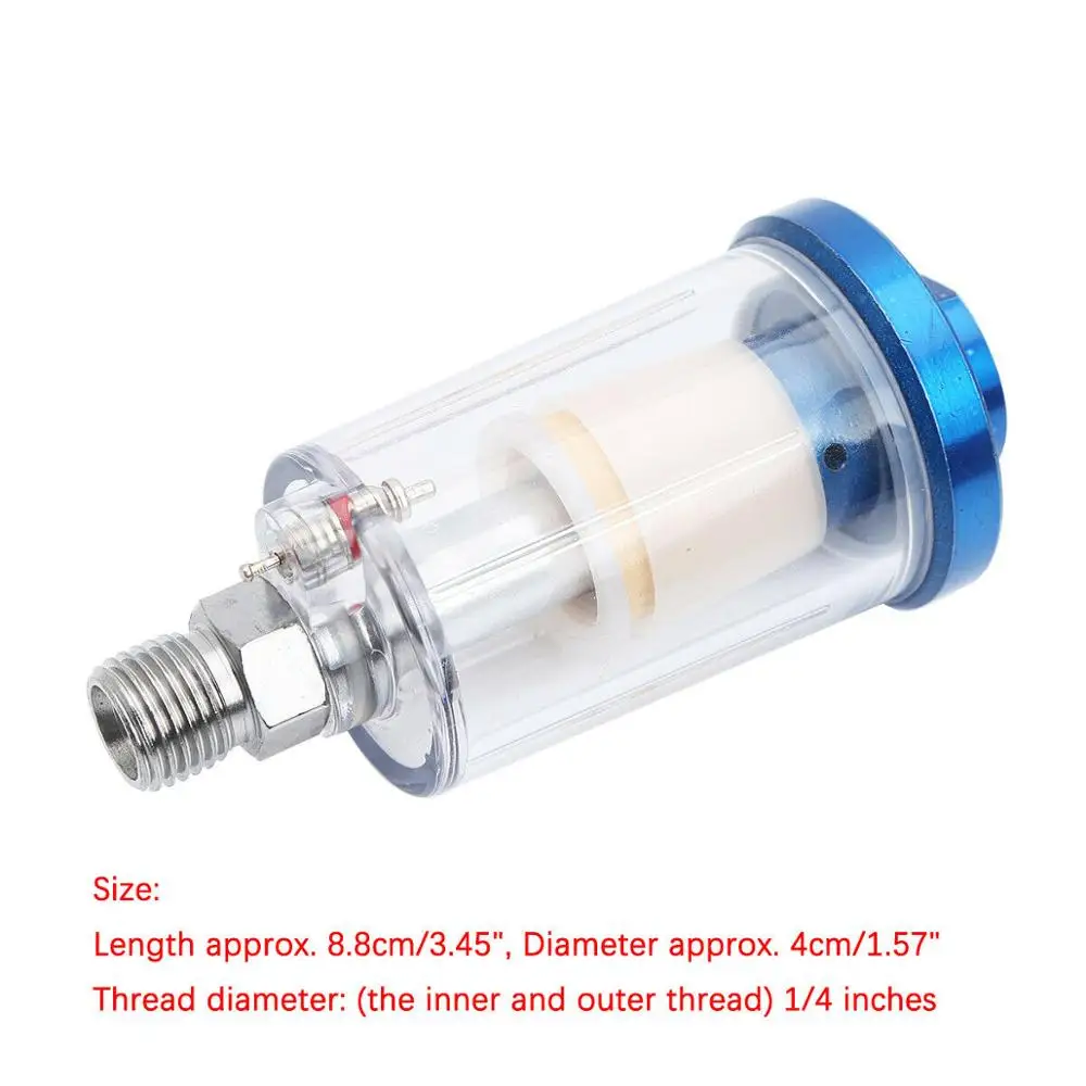 HVLP распылитель воздуха Манометр и 1/4 &quotмини встроенный воздушный фильтр