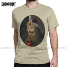 Мужская футболка с Дракулой Vlad, хлопковая футболка с коротким рукавом и портретом императора, готический вампир, готический фильм ужасов