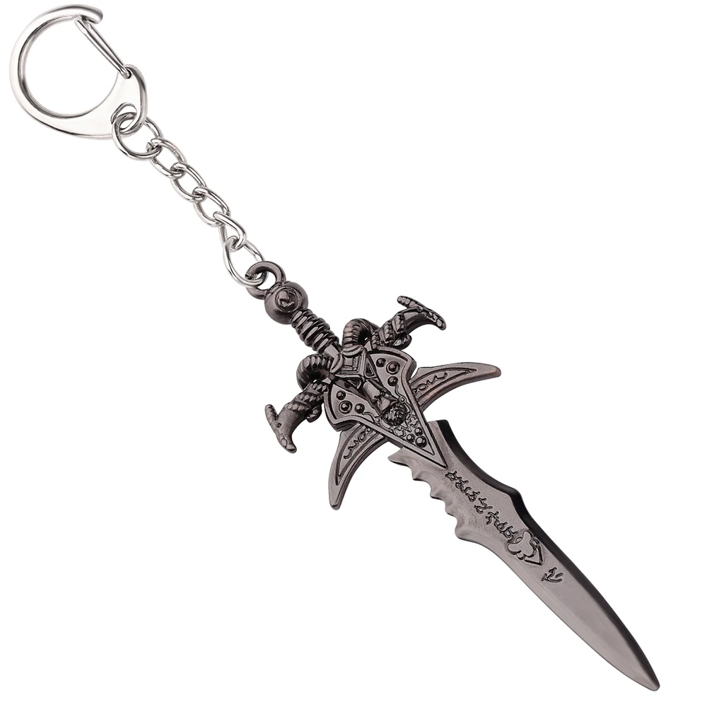 Игры World of WarCrafts брелок король-Лих Frostmourne меч топор-Нож Оружие кинжал металлические фигурки брелок ювелирные изделия для фанатов - Цвет: World of Warcraft 2