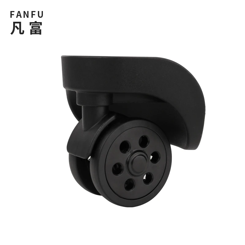 Suitcase casters makeup trolley universal wheel replacement mute trolley case repair universal wheel caster luggage black wheels