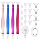 Алмазная живопись точечная ручка из сплава двухсторонняя алмазная живопись своими руками искусство Алмазная Вышивка Инструменты для вышивки крестом