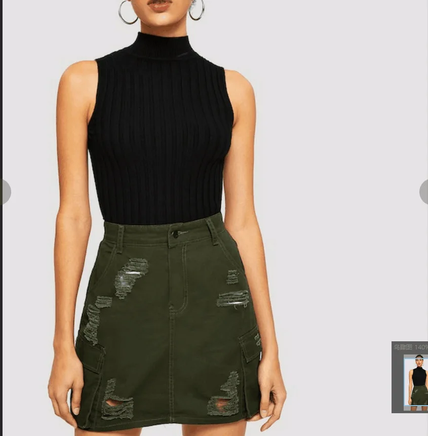 

2019 Summer Womens C Ladies A-line Jeans Skirt Button High Waist Shorts Pockets Skirt Harajuku Mini High Quality Skirts